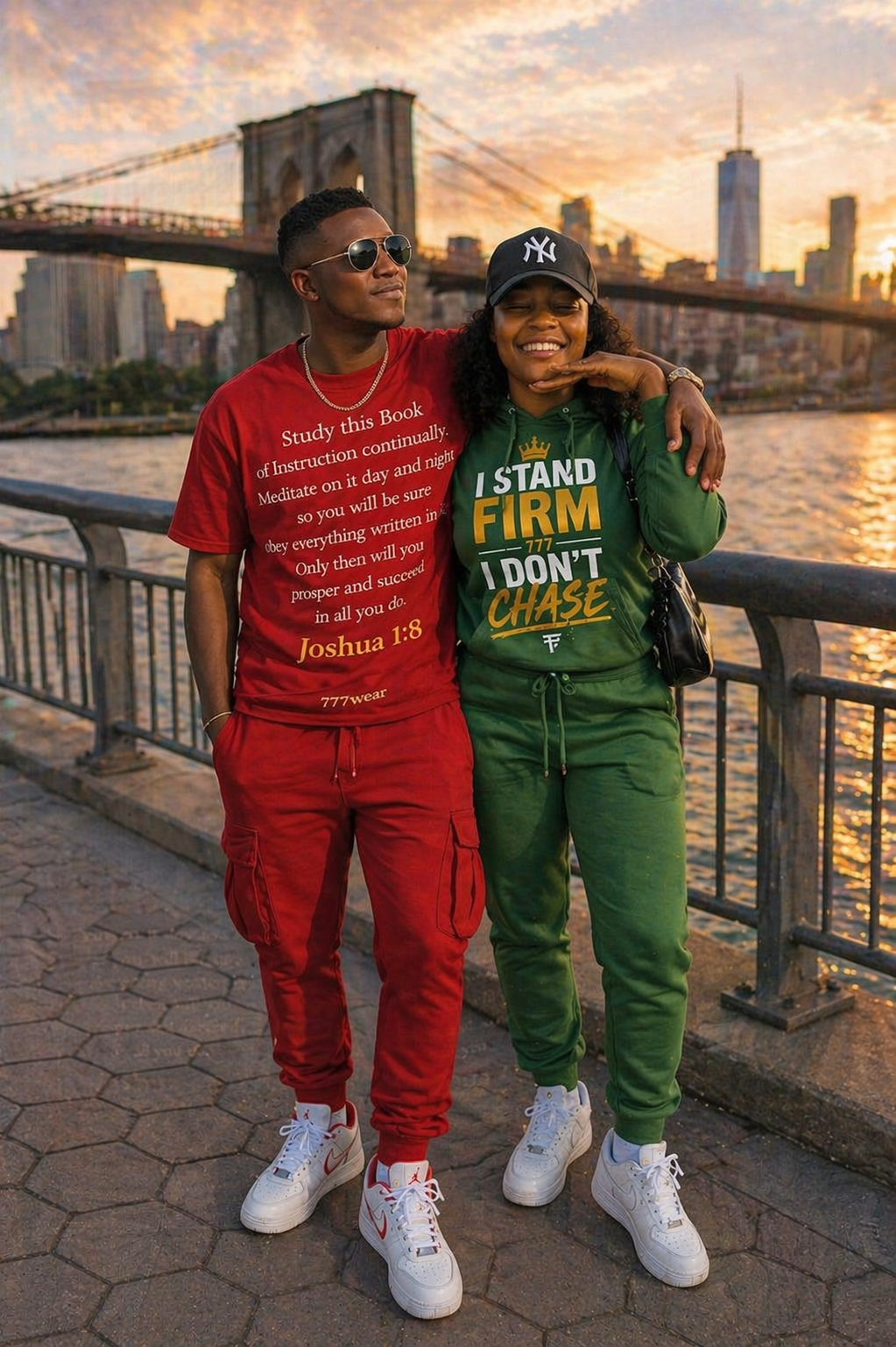 Upcoming 777 Faith Wear couple scripture set