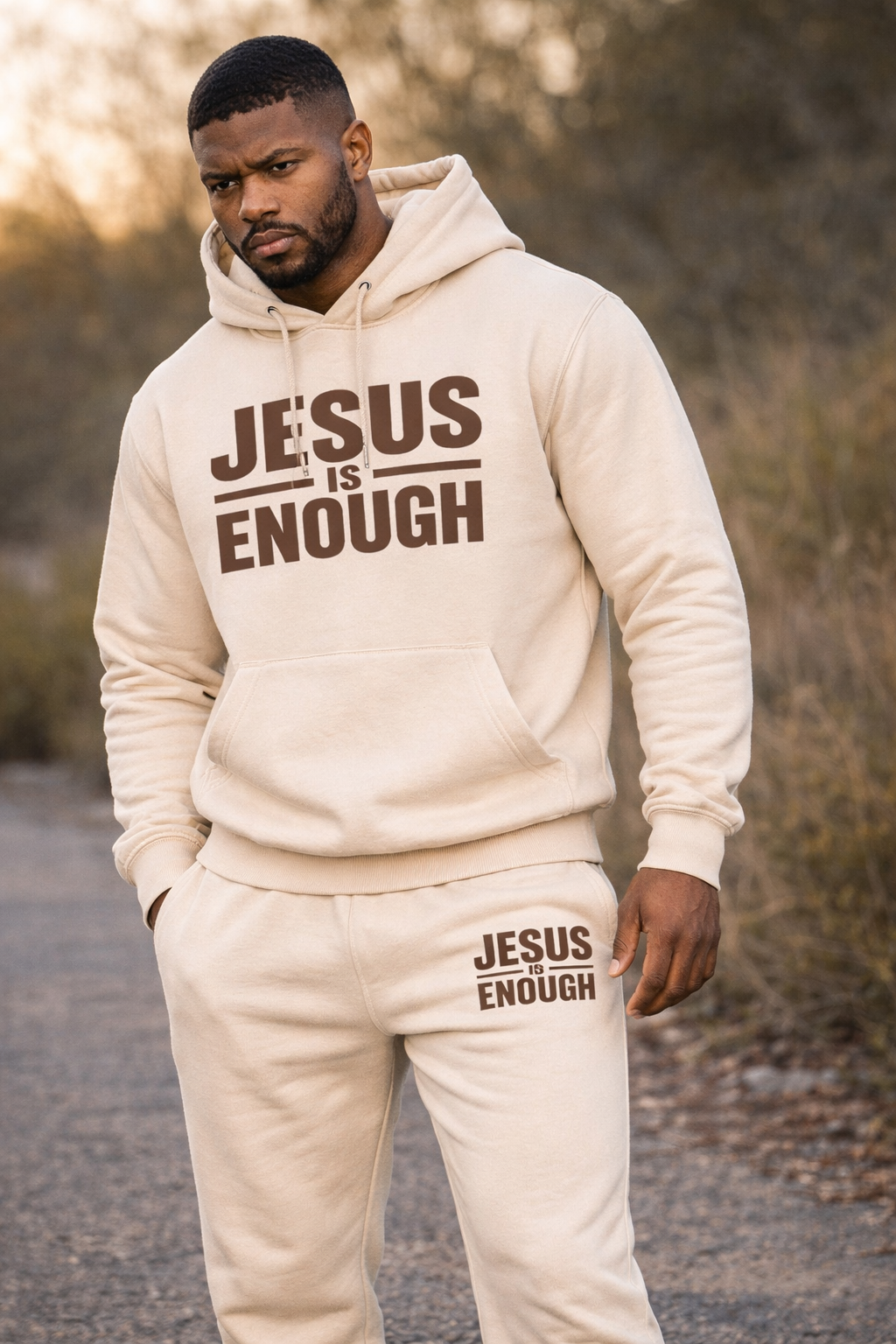 Jesus Is Enough cream set
